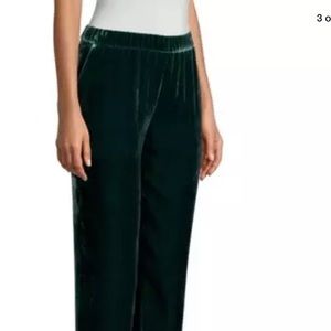EILEEN FISHER VELVET ANKLE PANTS < SIZE L